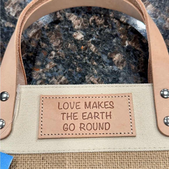 Brighton tote, new with tag          “Love Makes the Earth Go Round” - Picture 2 of 14
